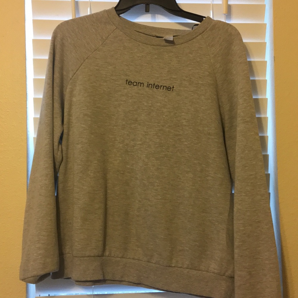 Grey Team Internet Sweater